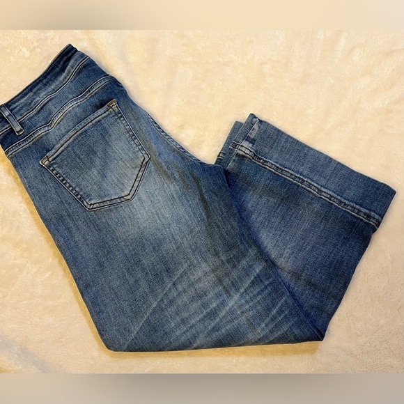 J. Jill Denim - J. Jill High Rise Full Leg Crop Jeans Size 6P Blue Denim 21” Inseam, Petite